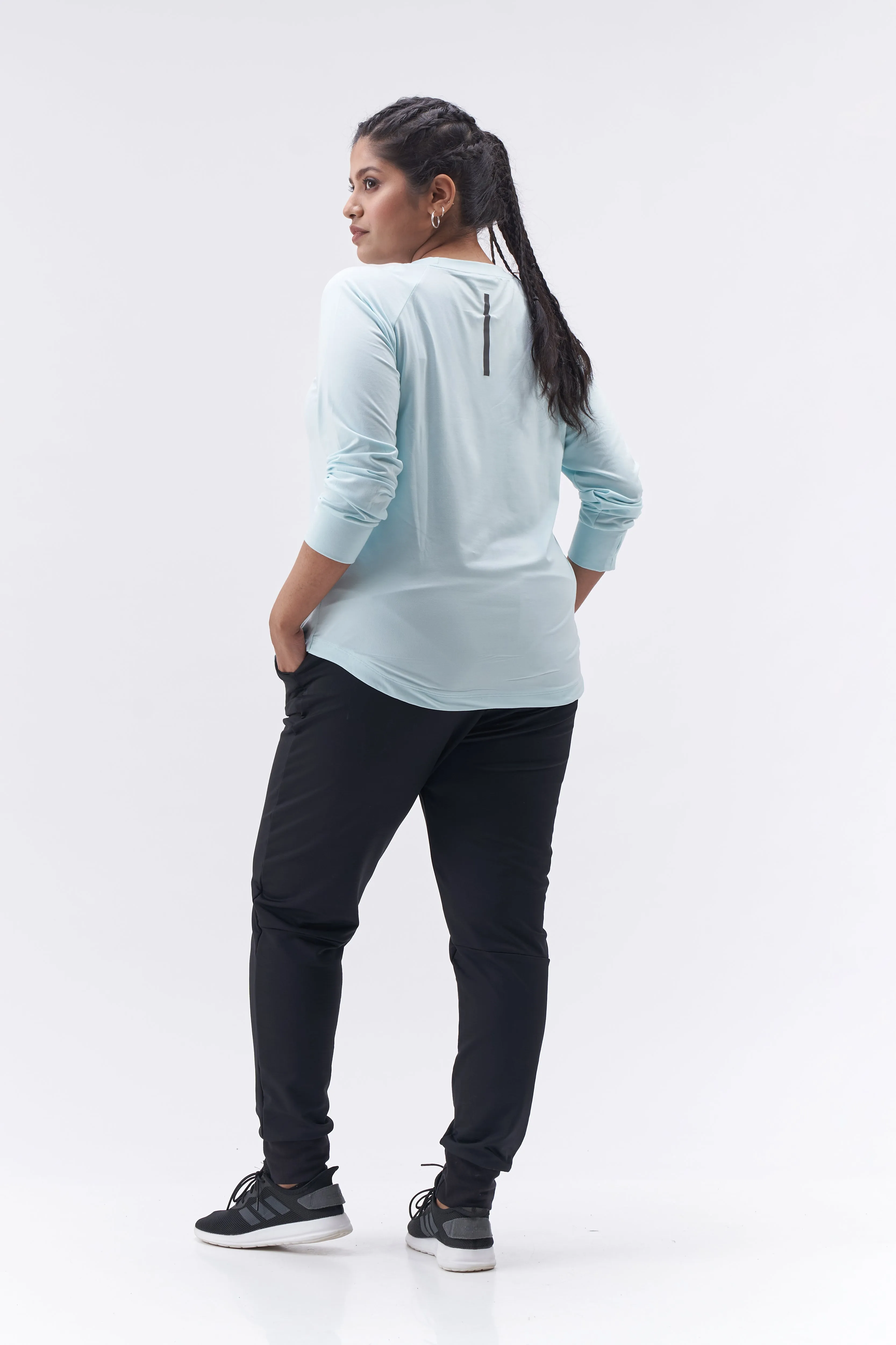 Refresh Long Sleeve Top: Mint