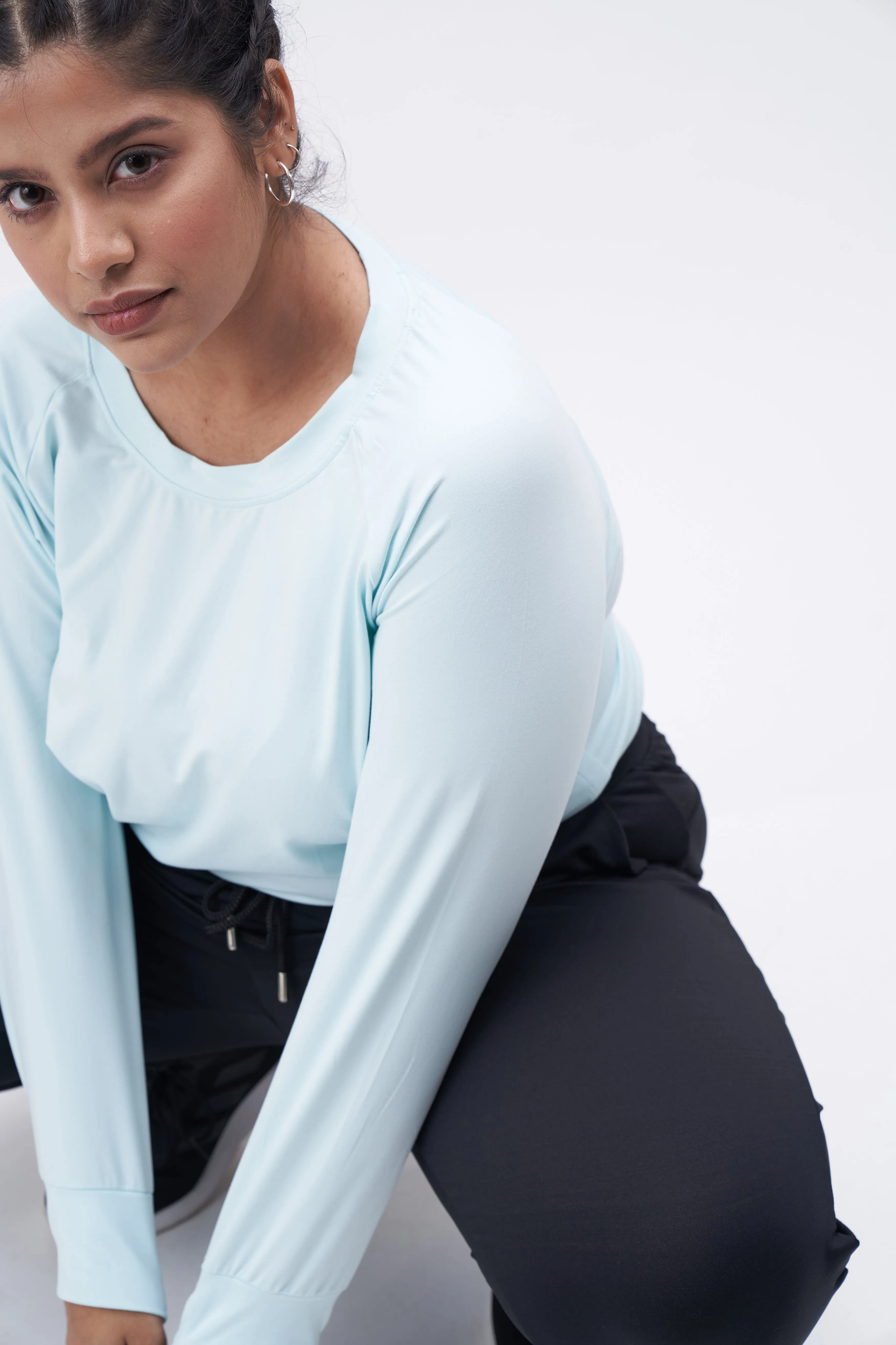 Refresh Long Sleeve Top: Mint