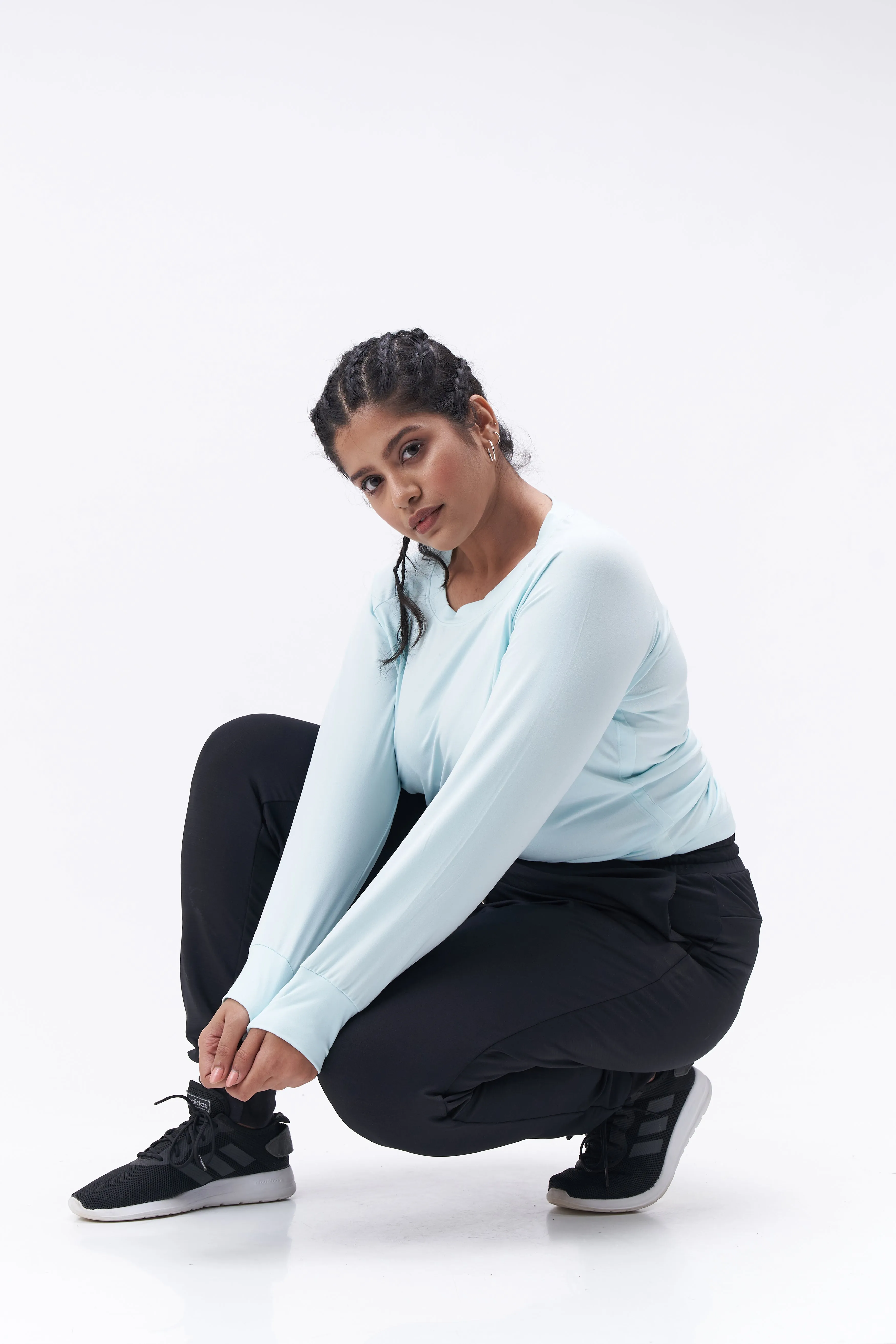 Refresh Long Sleeve Top: Mint