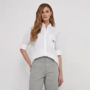 Relaxed Cotton Shirt - White
