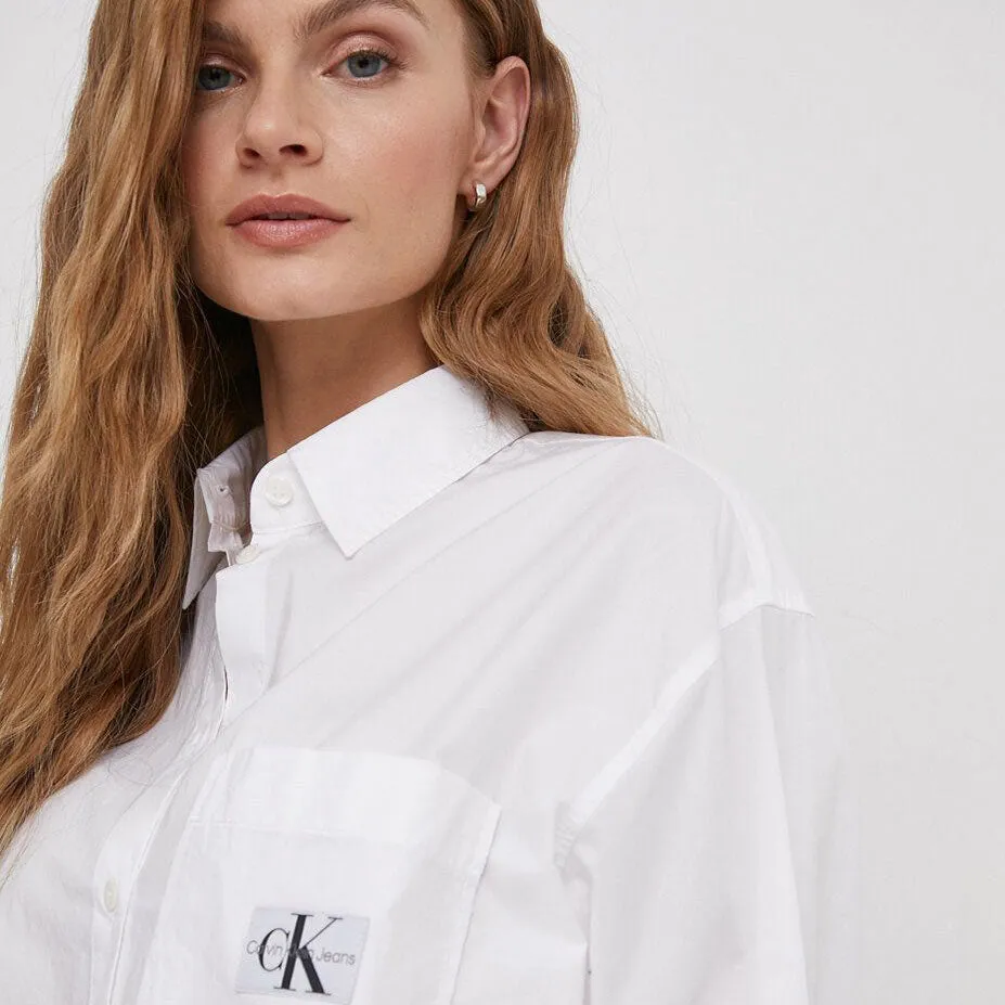 Relaxed Cotton Shirt - White