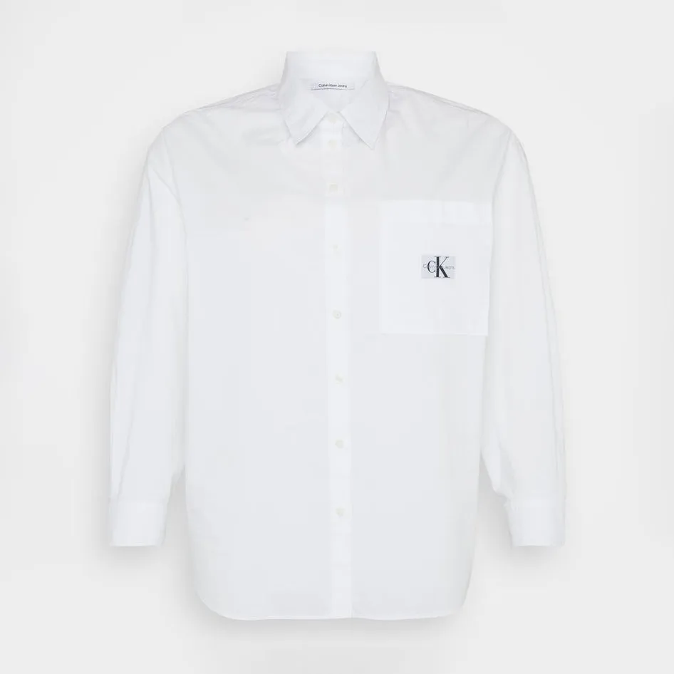 Relaxed Cotton Shirt - White