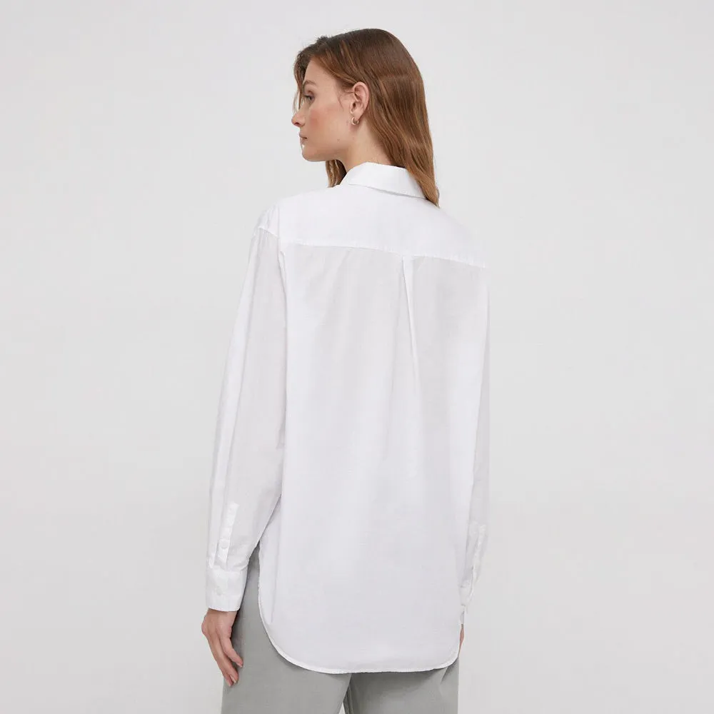 Relaxed Cotton Shirt - White