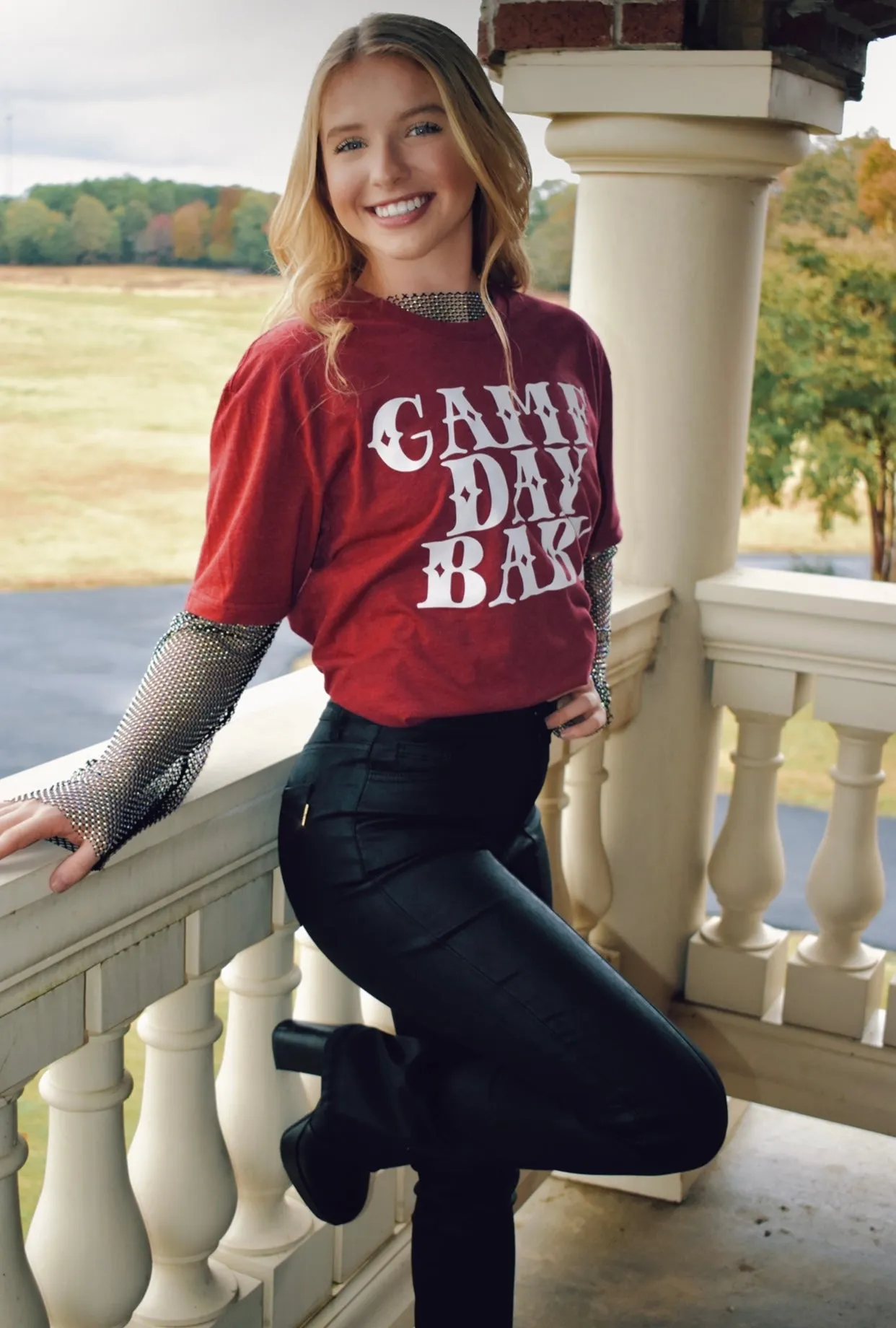 Rhinestone Chain Link Undershirt