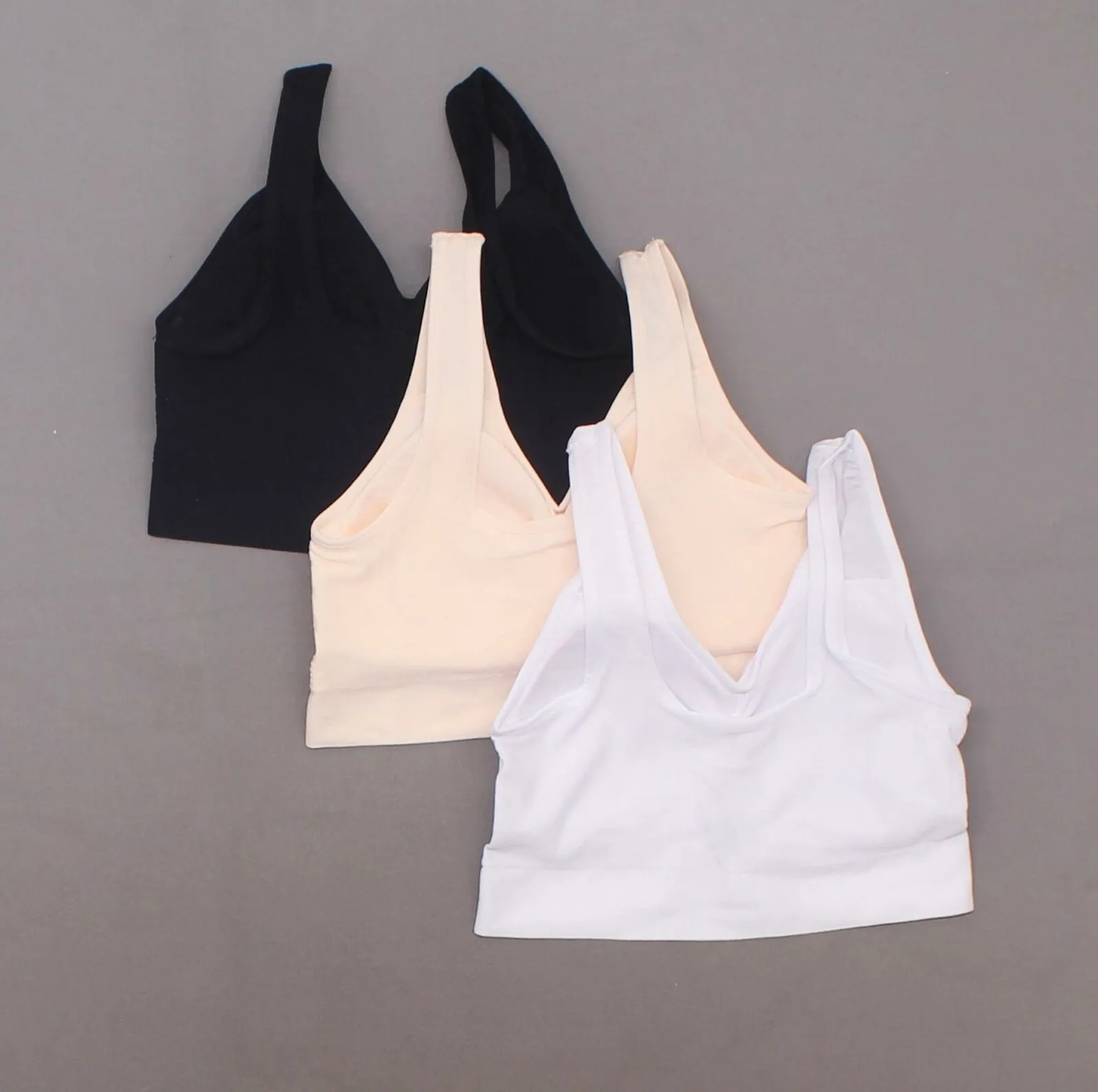 Rhonda Shear 3 Pack Jacquard Ahh Bras With Removable Pads