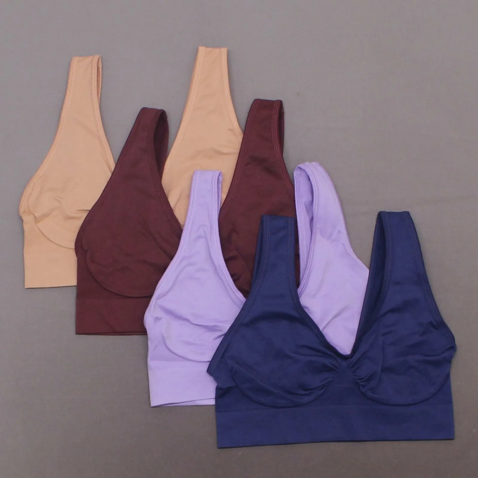 Rhonda Shear 4 Pack Seamless Leisure Ahh Bras