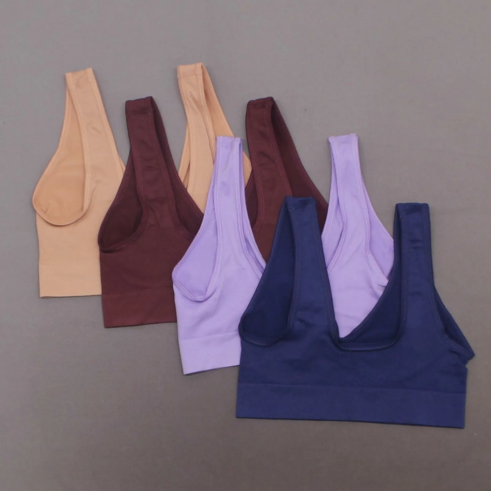 Rhonda Shear 4 Pack Seamless Leisure Ahh Bras
