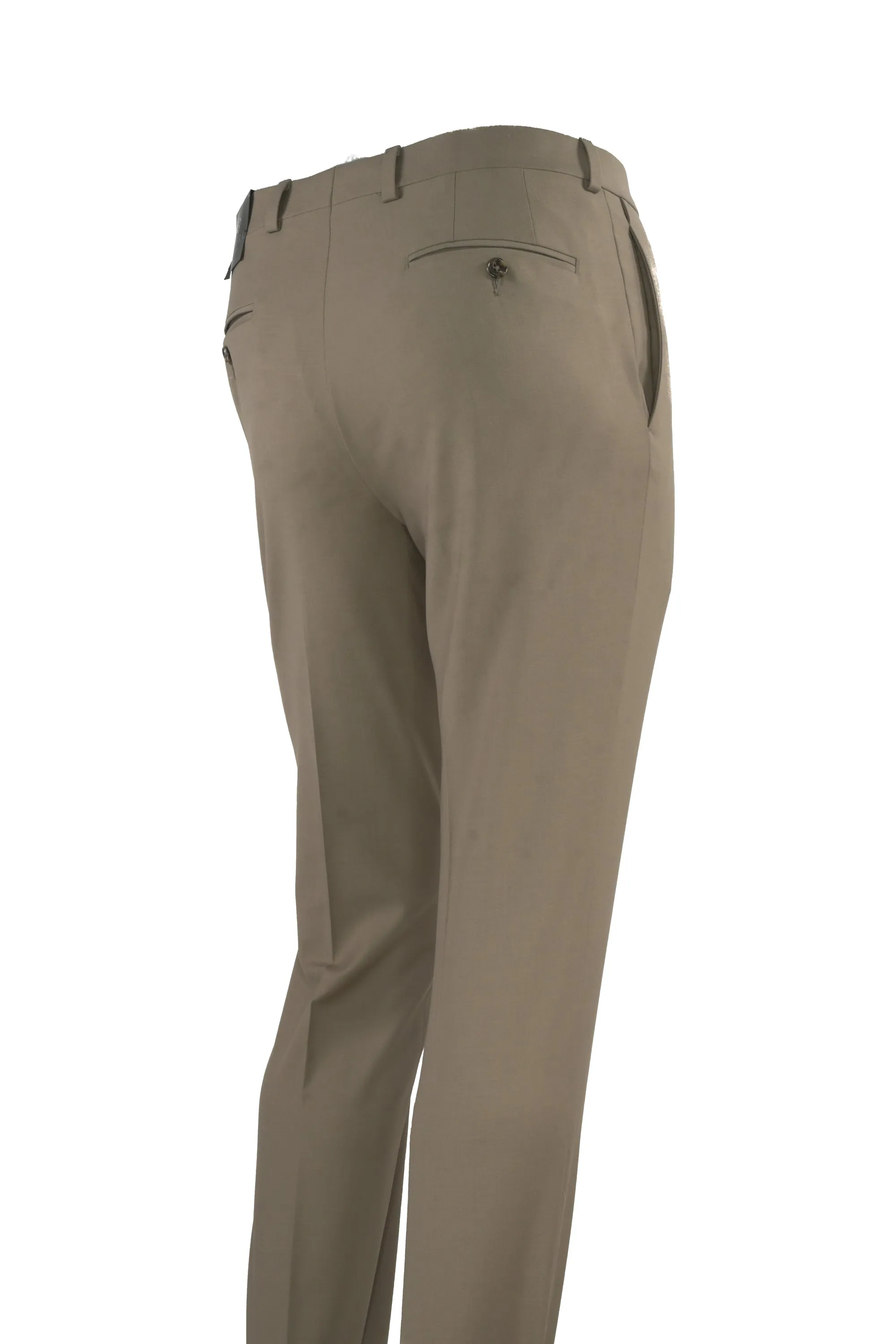 Riviera Traveler Flat Front Dress Pants Tan