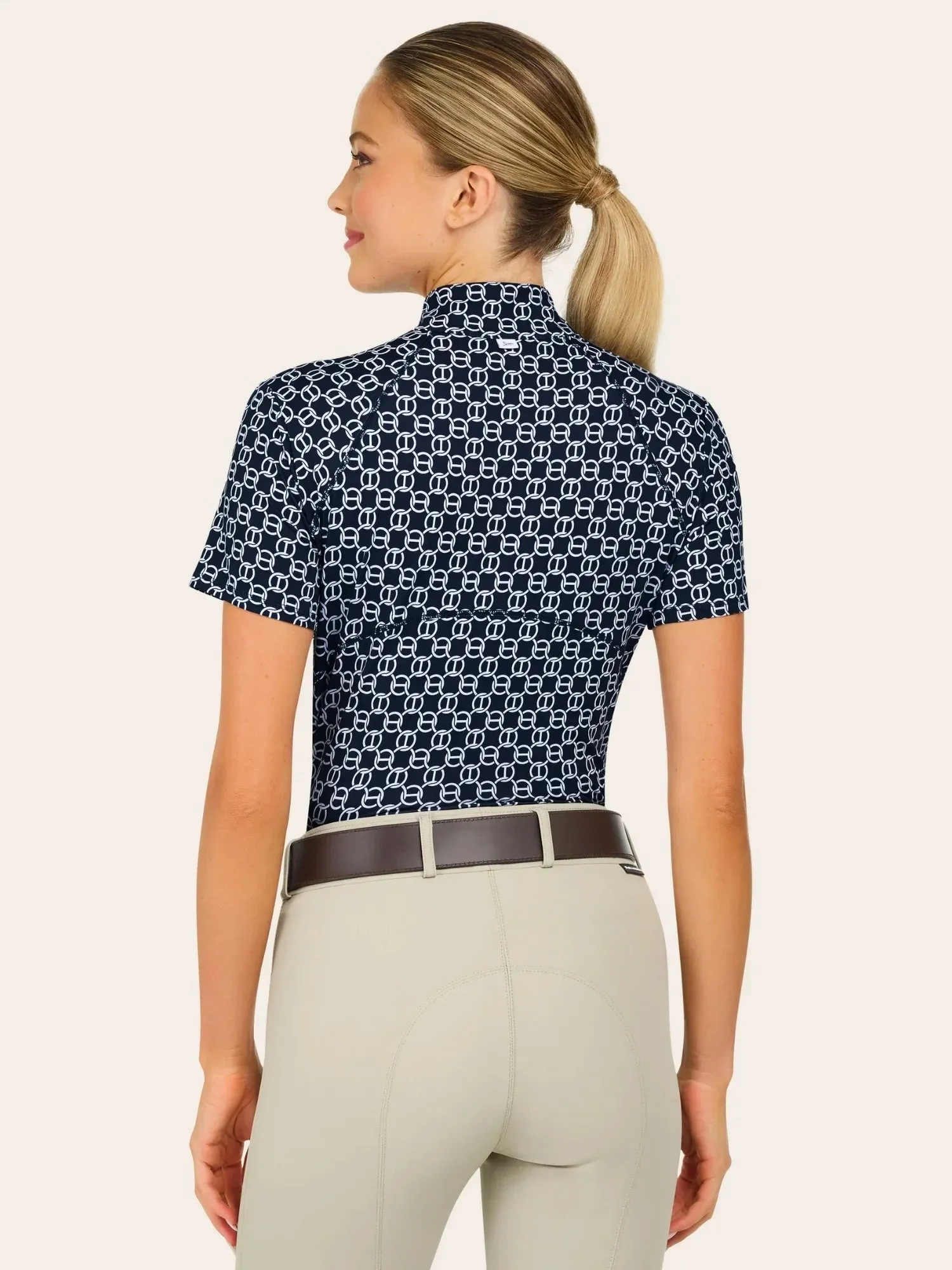 RJ Classics Lucy 1/4 Zip Short Sleeve Shirt