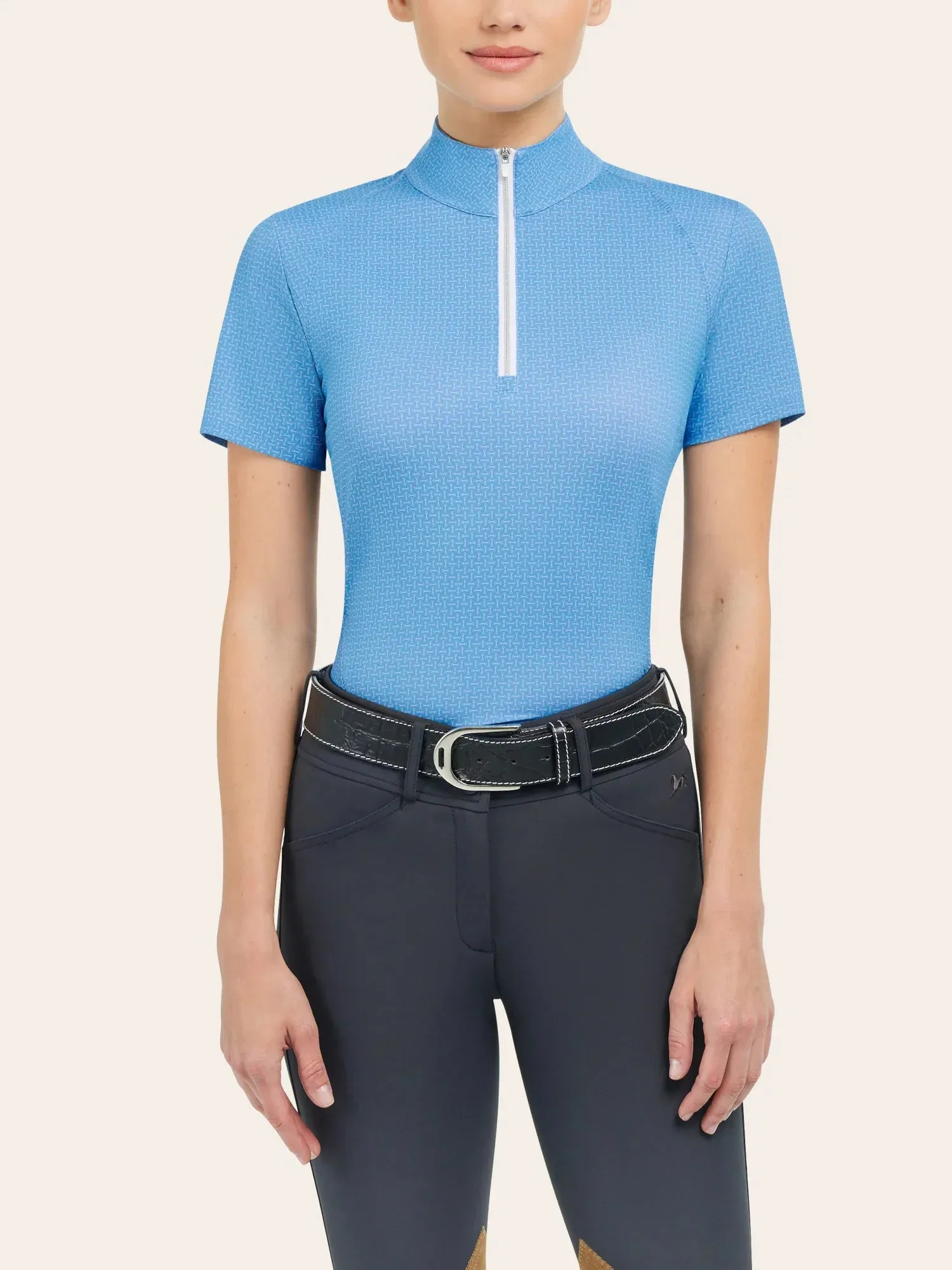 RJ Classics Lucy 1/4 Zip Short Sleeve Shirt