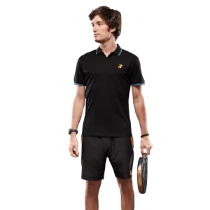 Royal Padel Polo Herren schwarz