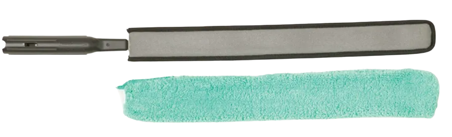 Rubbermaid Quick Connect Flexi Wand with Dusting Sleeve, Green