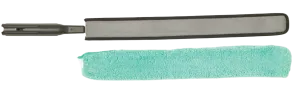 Rubbermaid Quick Connect Flexi Wand with Dusting Sleeve, Green
