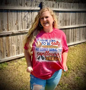 Salty Baseball or Softball Bleached Tee