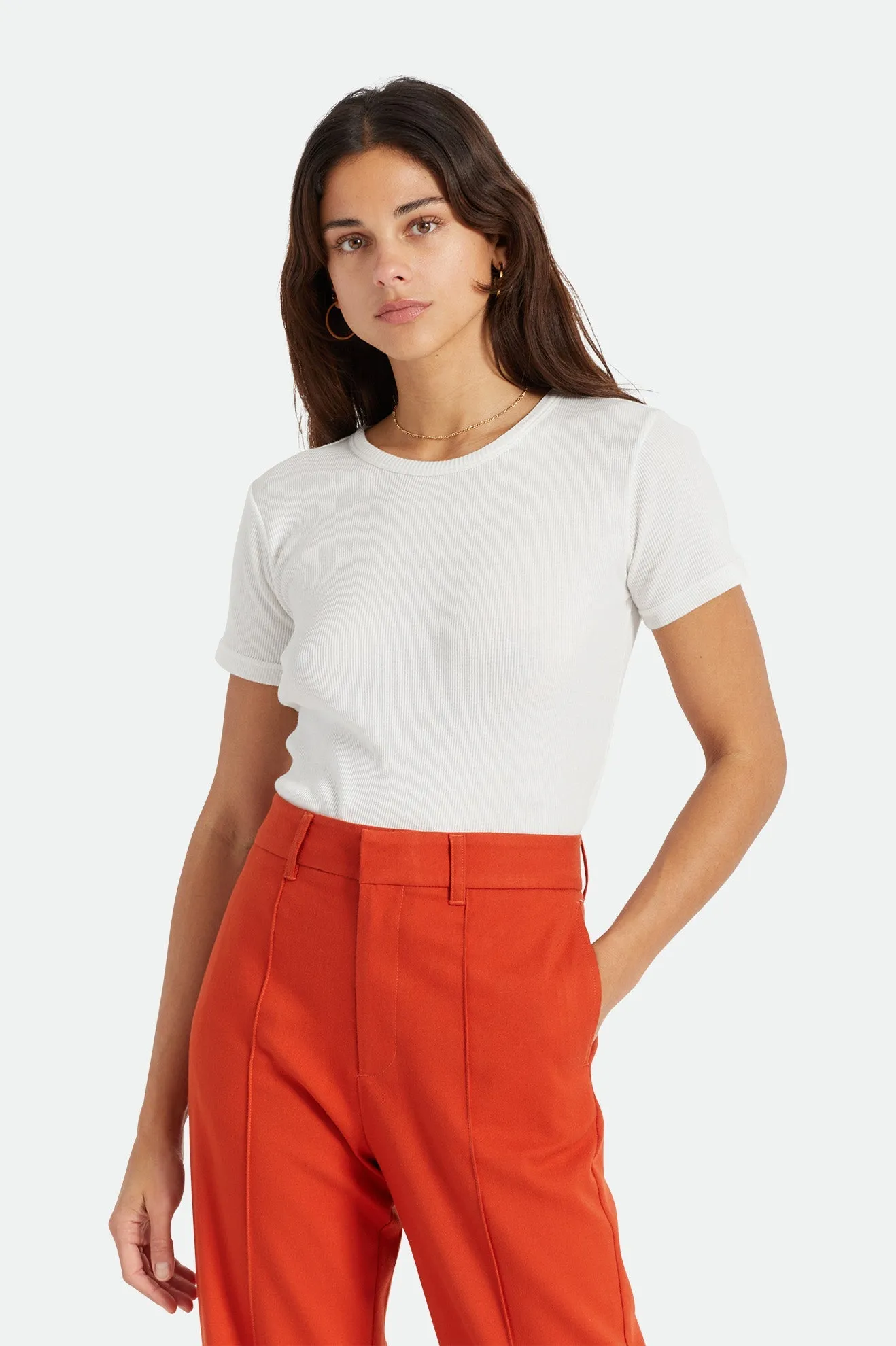 Samantha S/S Baby Tee - Black