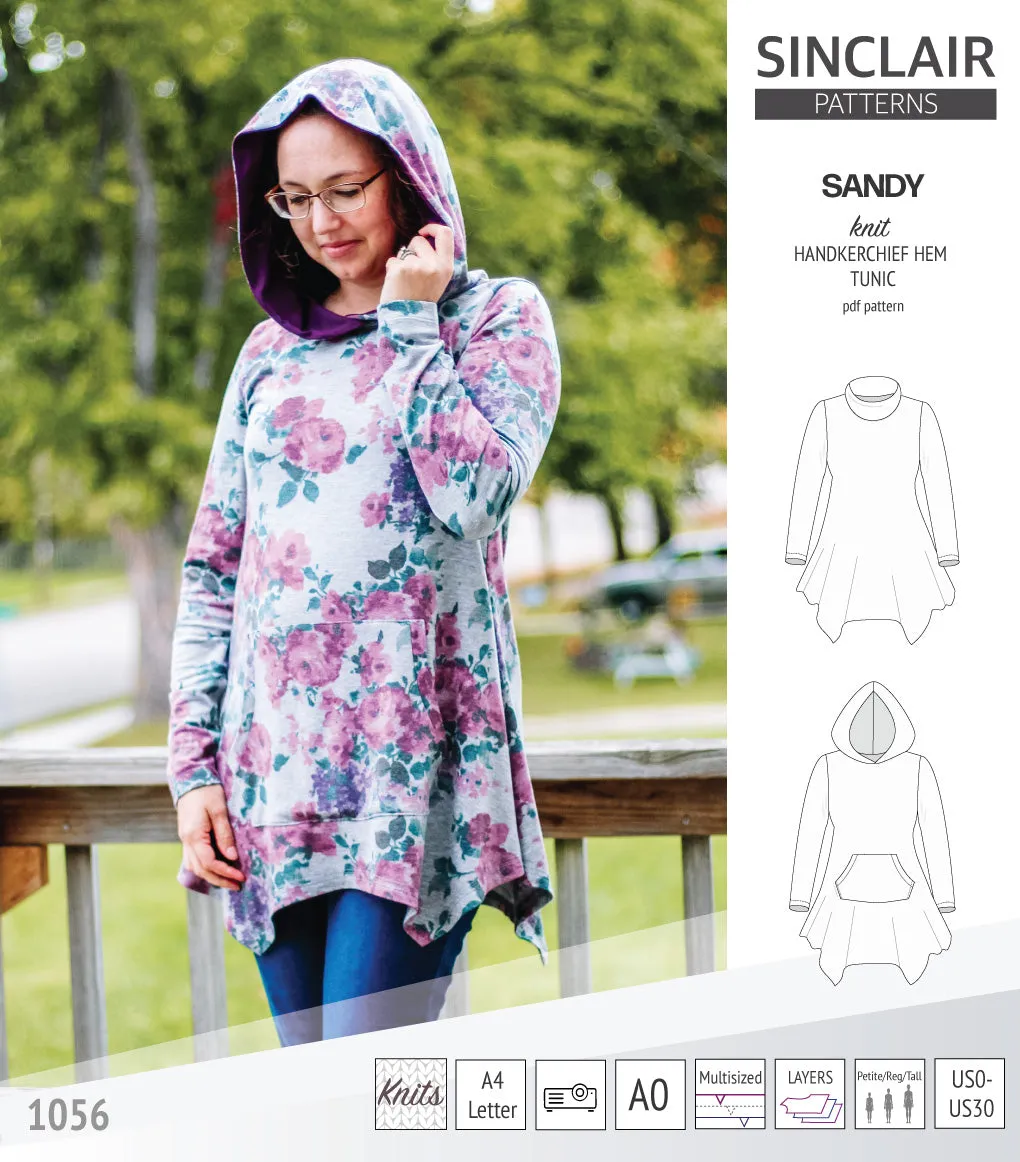 Sandy knit tunic (PDF)