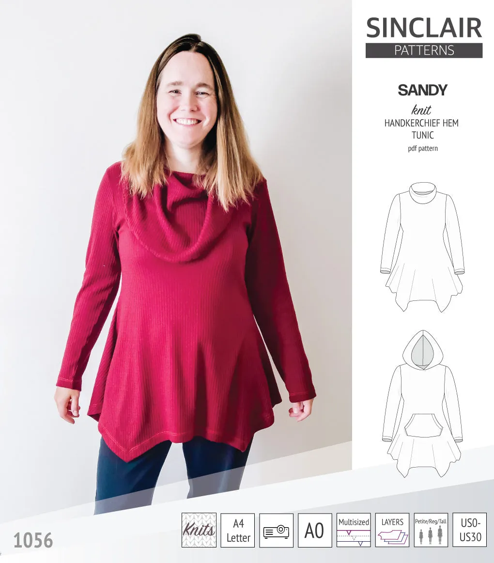 Sandy knit tunic (PDF)