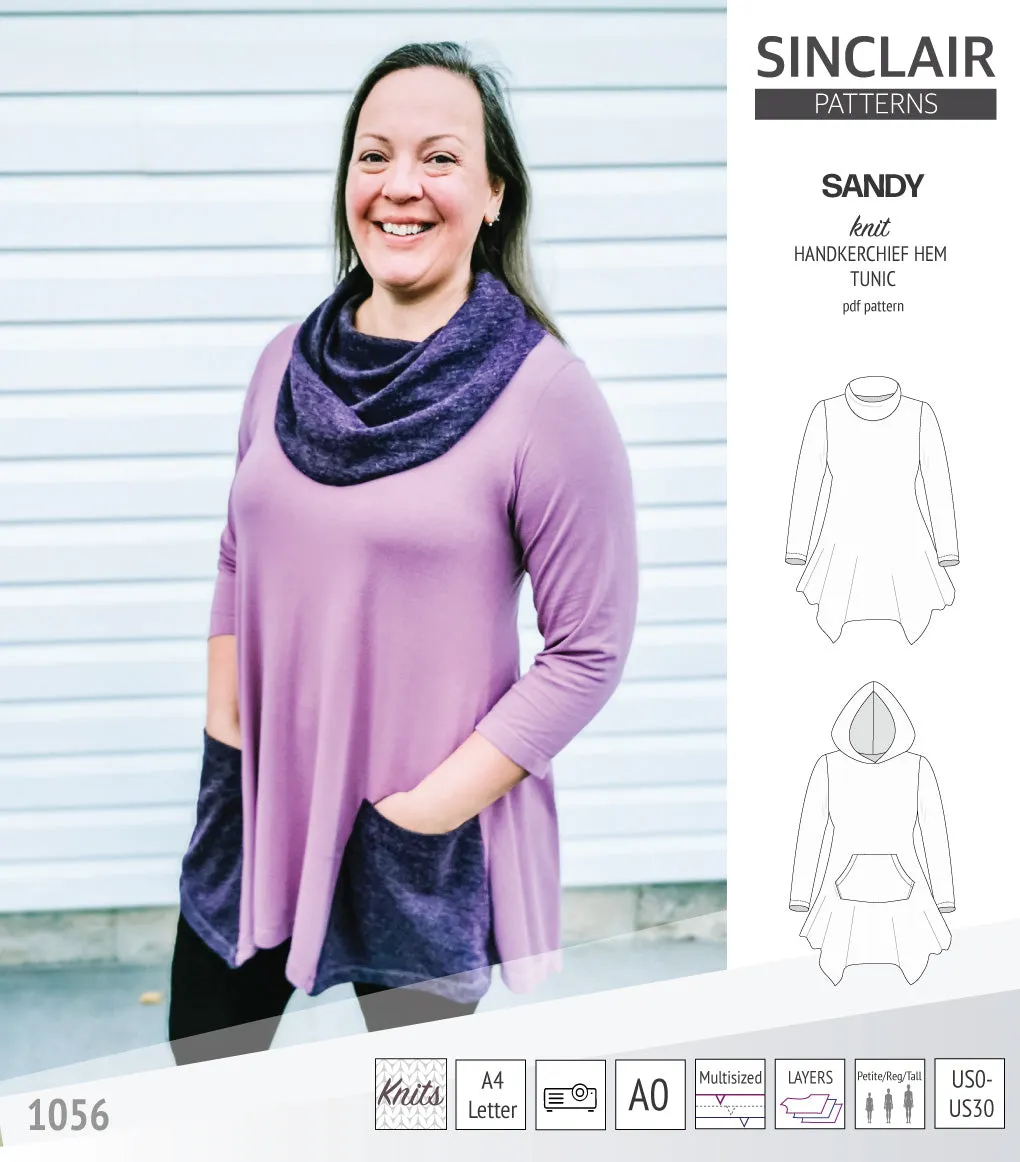 Sandy knit tunic (PDF)