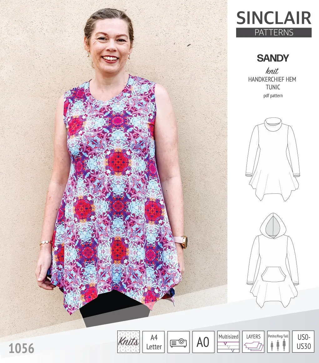 Sandy knit tunic (PDF)