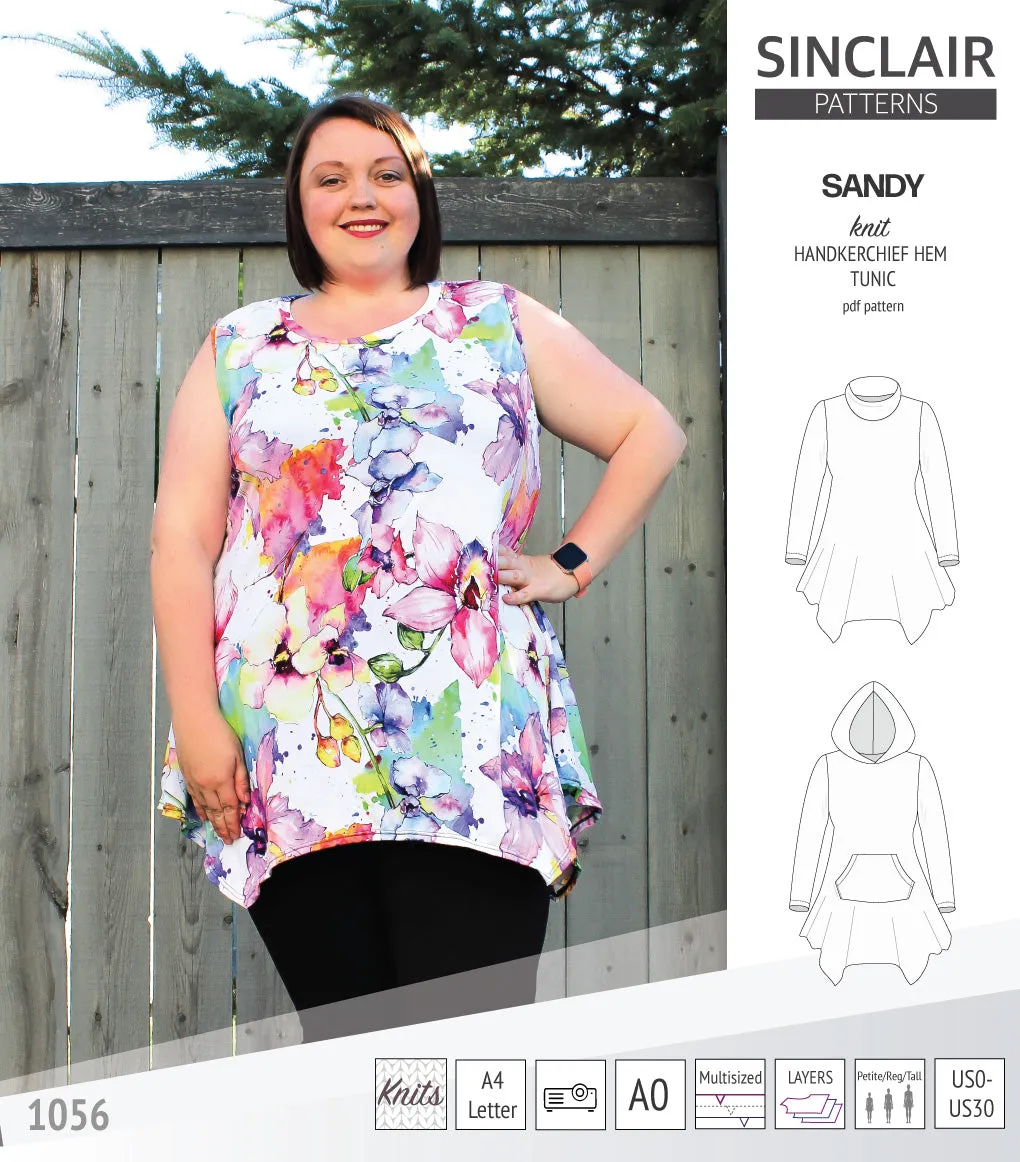 Sandy knit tunic (PDF)