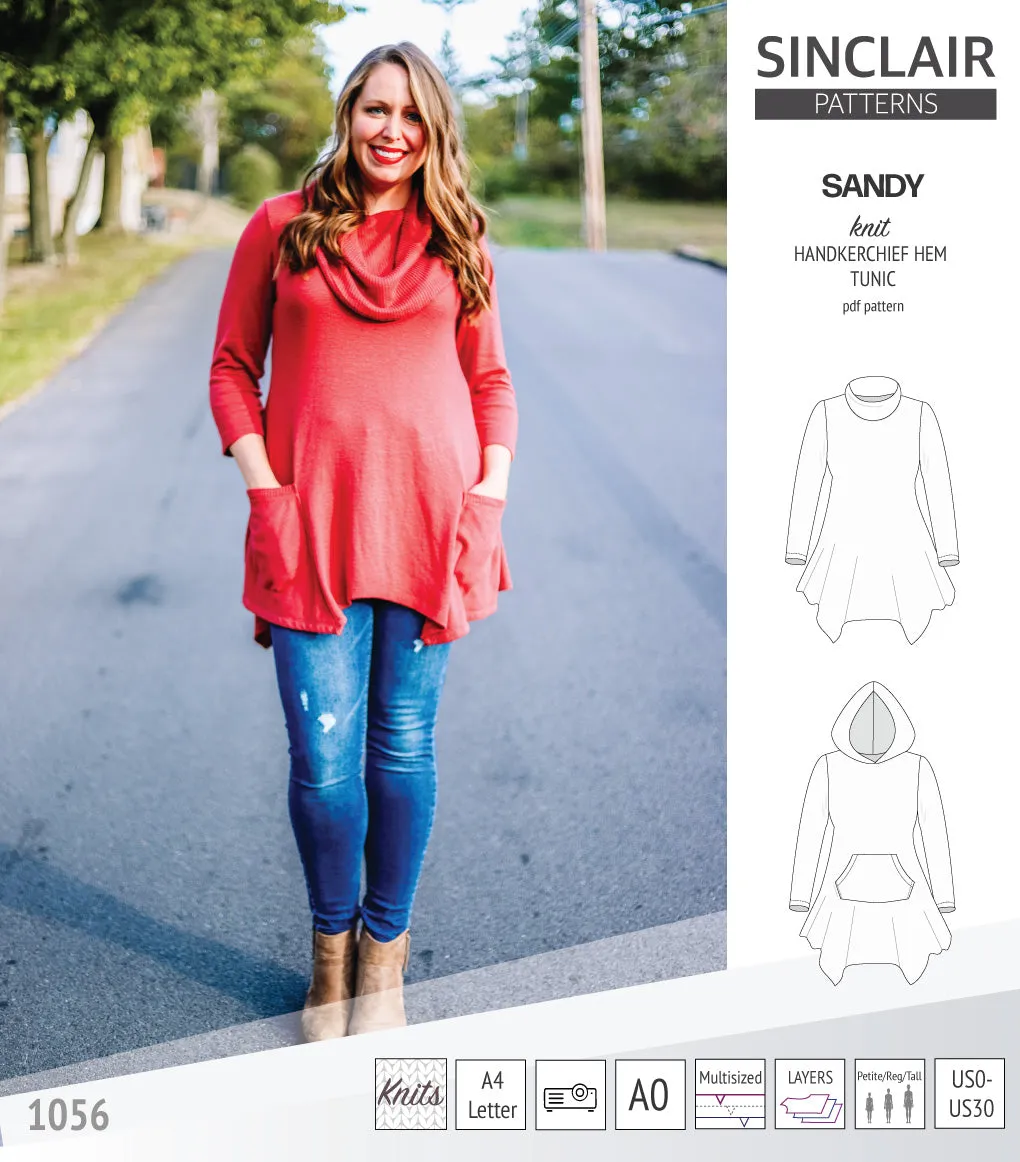 Sandy knit tunic (PDF)