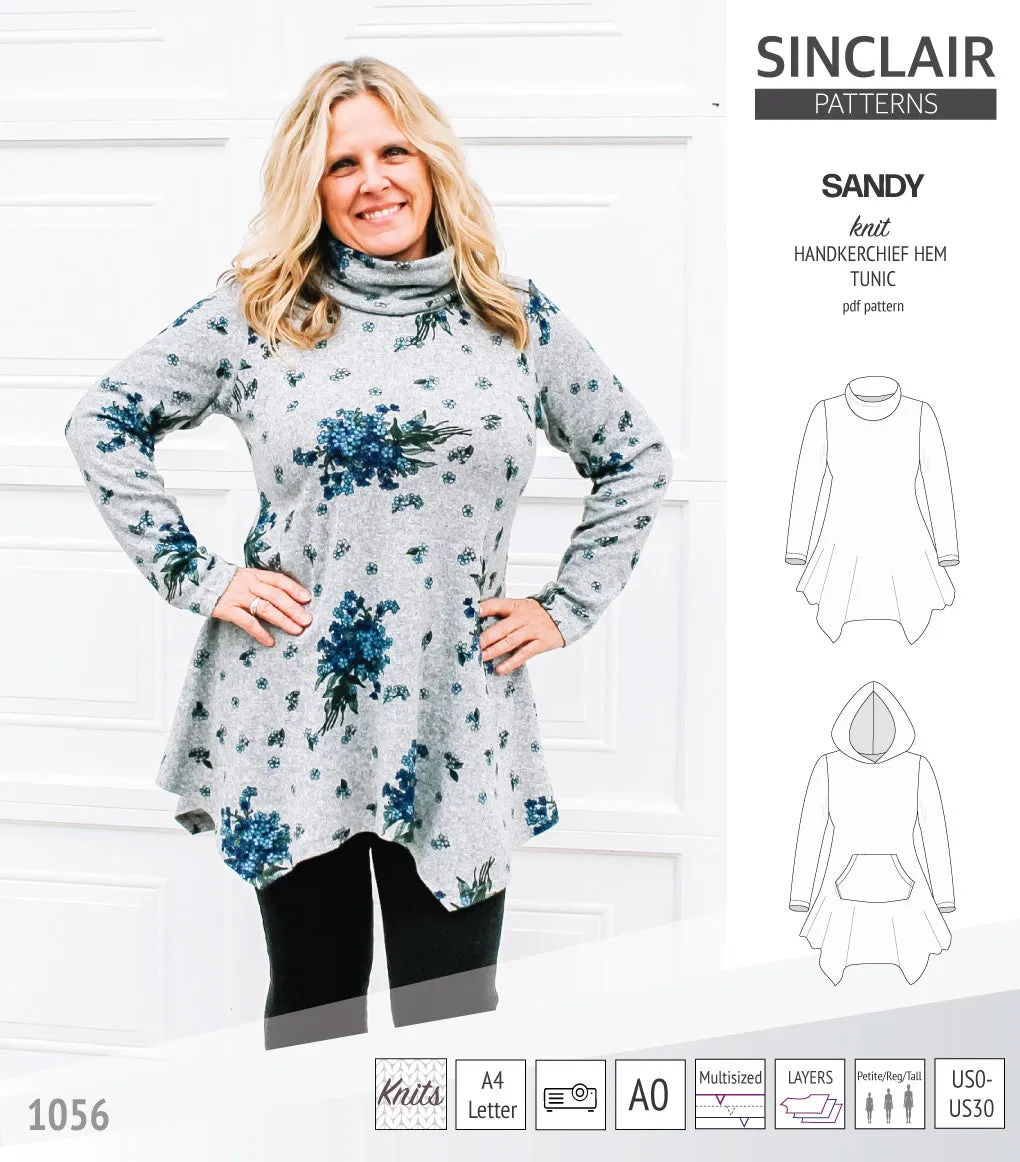 Sandy knit tunic (PDF)