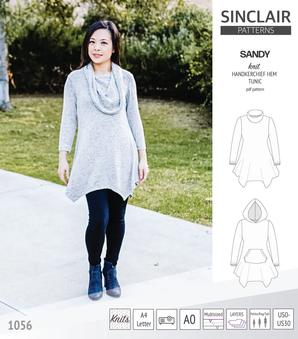 Sandy knit tunic (PDF)