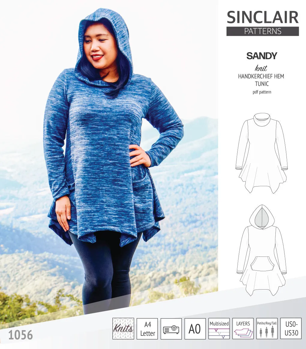 Sandy knit tunic (PDF)