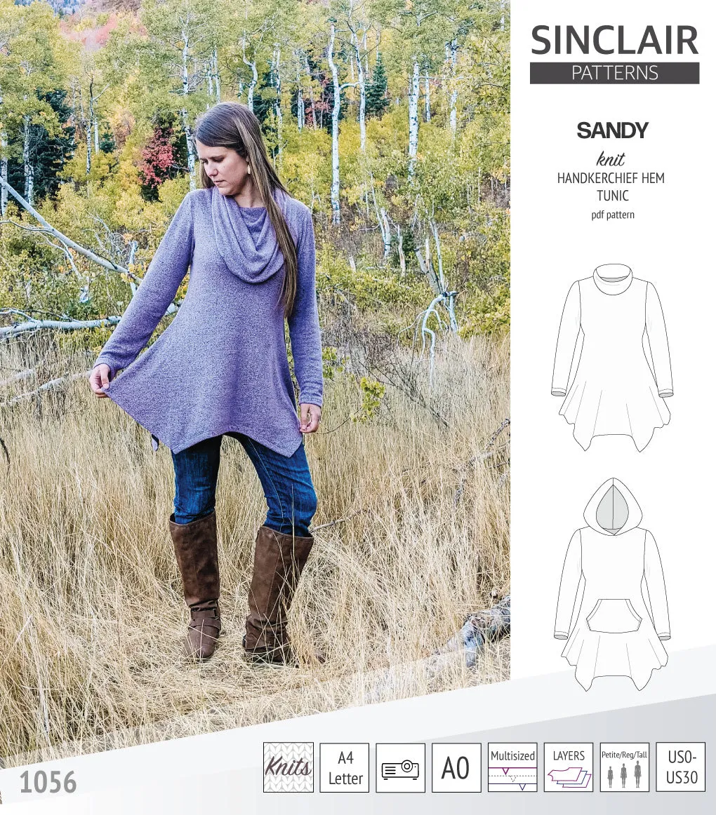 Sandy knit tunic (PDF)