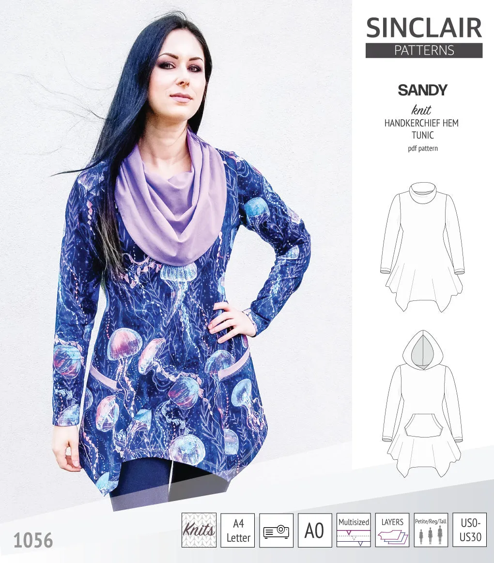 Sandy knit tunic (PDF)