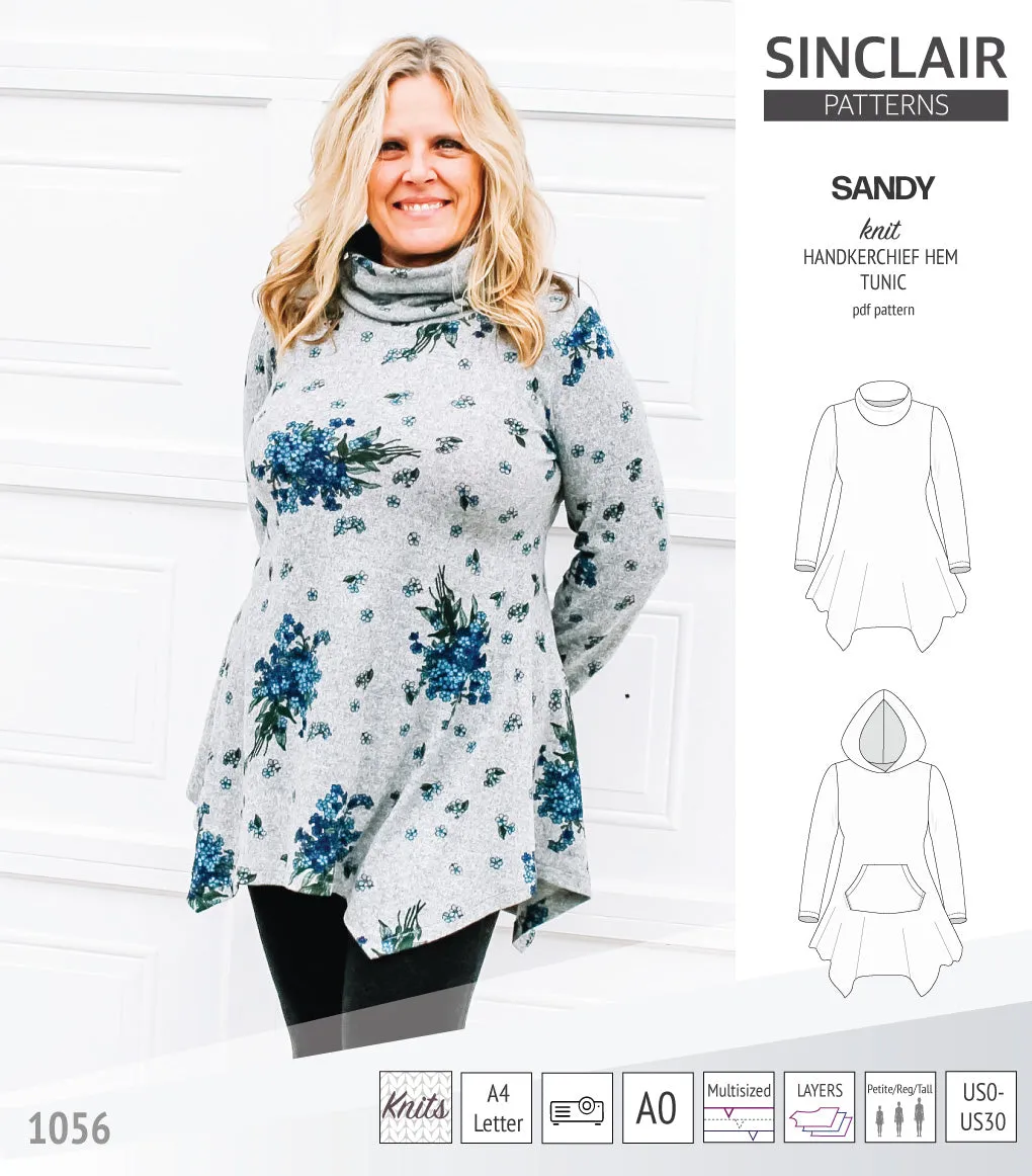 Sandy knit tunic (PDF)