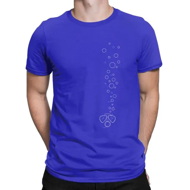 Scuba diving T-Shirt for Men | Diver Bubbles