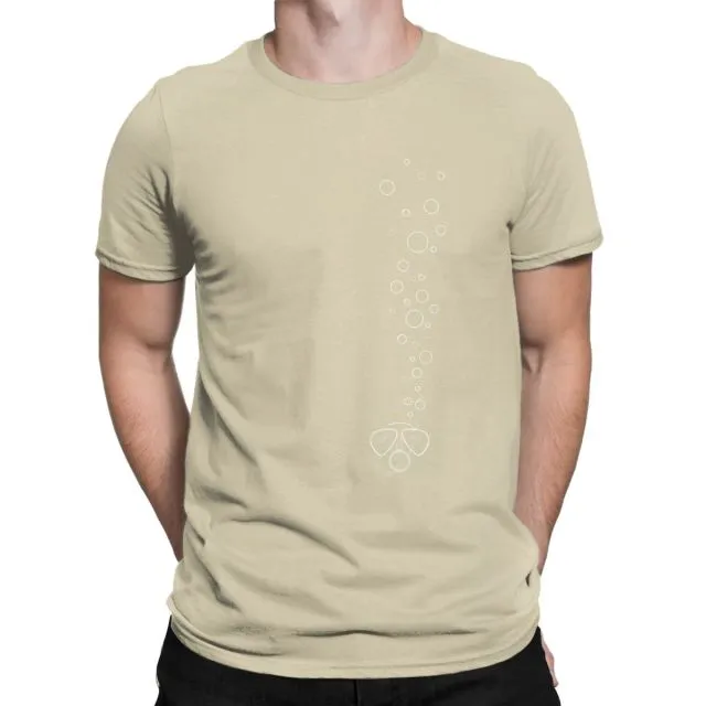 Scuba diving T-Shirt for Men | Diver Bubbles