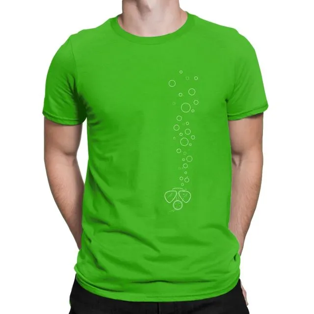 Scuba diving T-Shirt for Men | Diver Bubbles