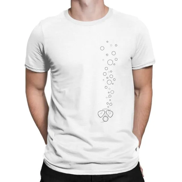 Scuba diving T-Shirt for Men | Diver Bubbles