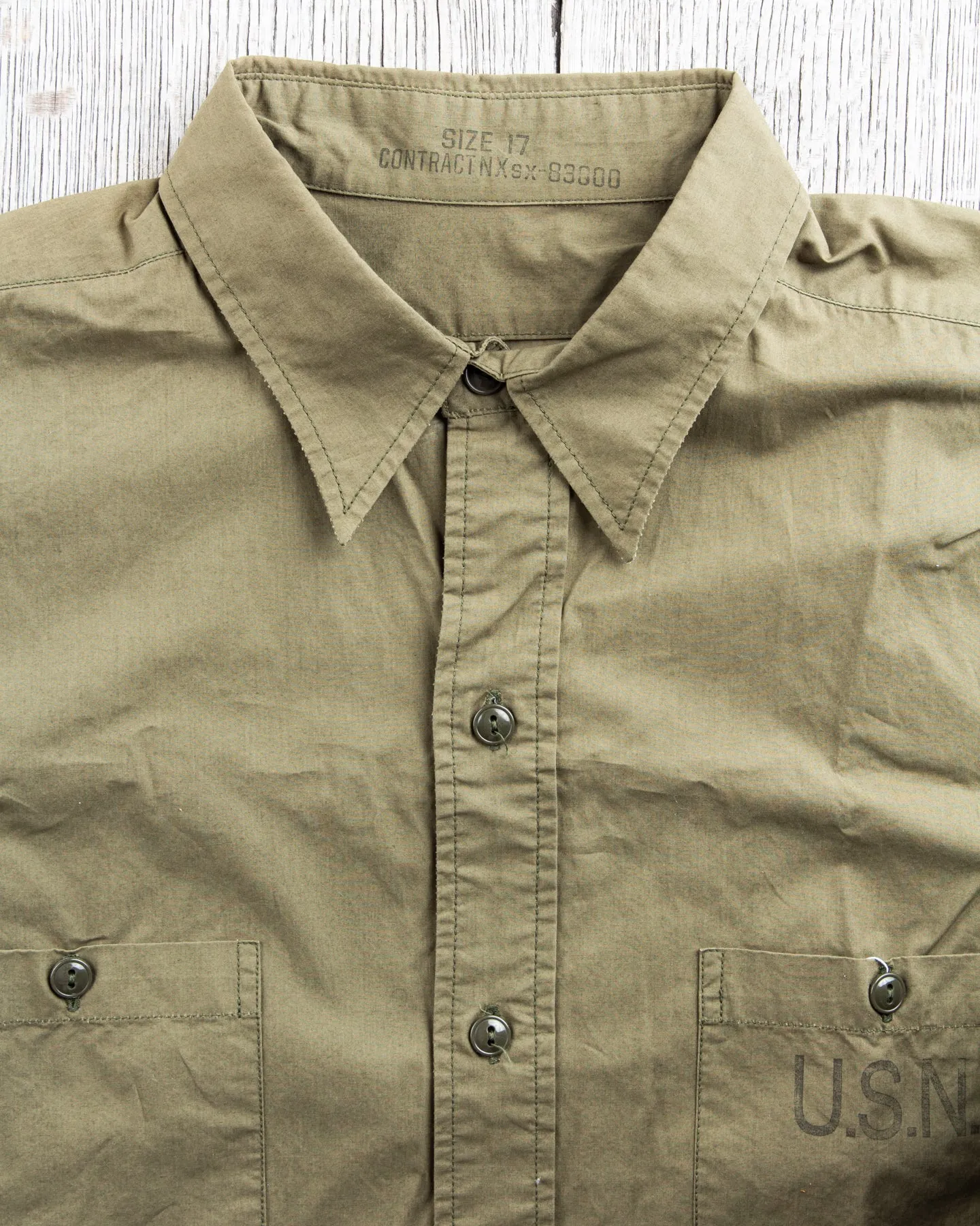 Second hand Buzz Rickson's N-3 Utility Short Sleeve Shirt
