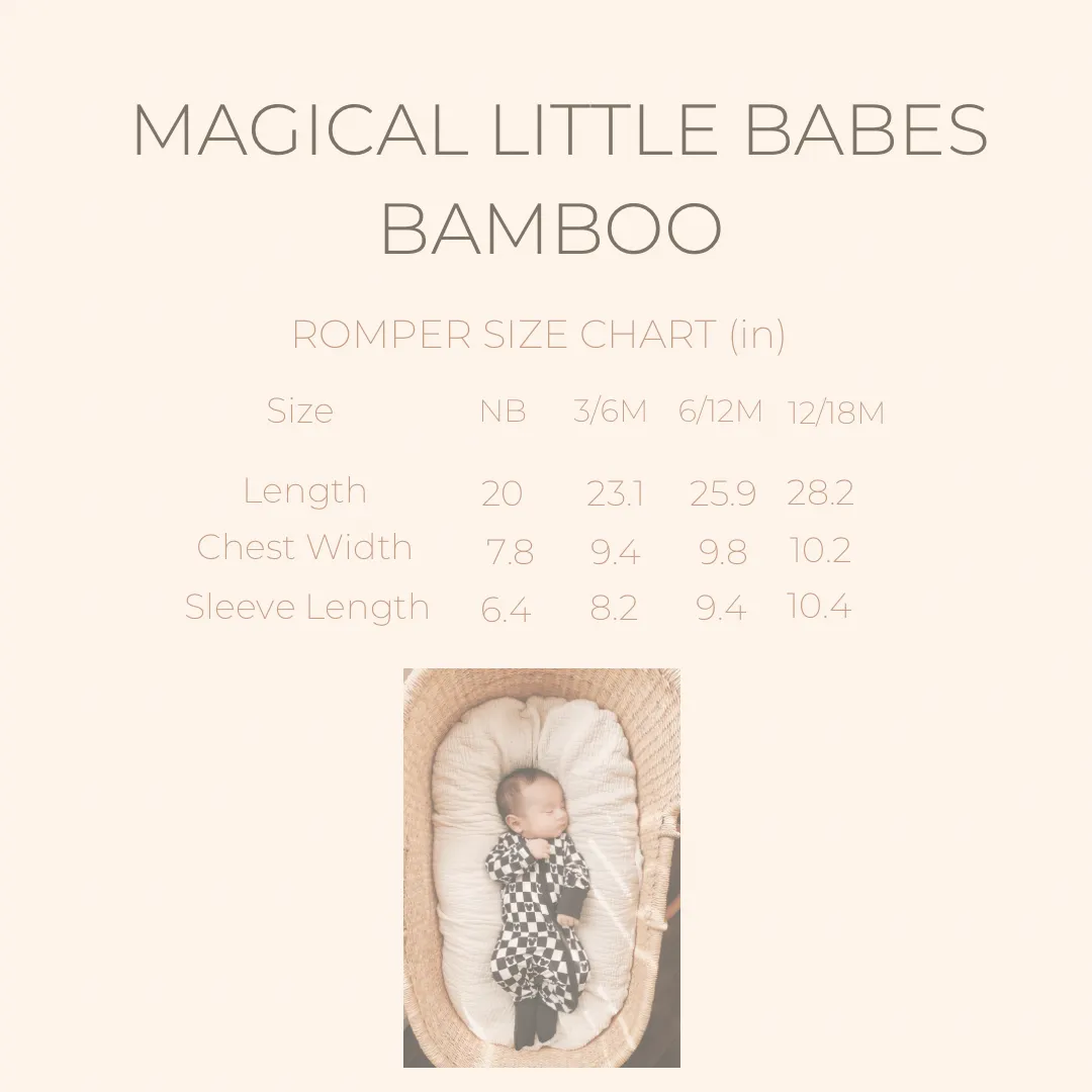Seize your Moment Bamboo PJ Romper/ Two Piece Set *READY TO SHIP