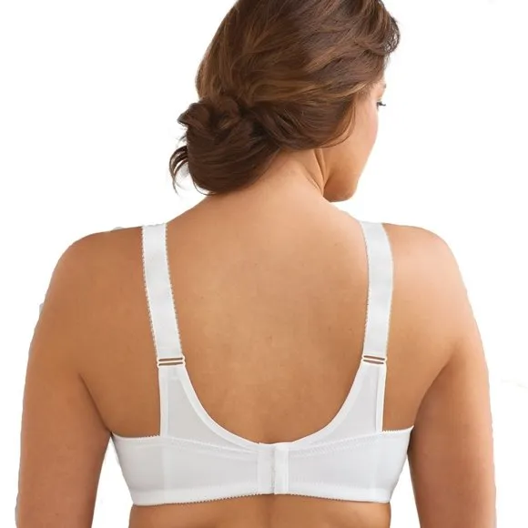 Set of 3! 38C Glamorise CLASSIC SOFT CUP Bra (WIDE-STRAPS) Stretch NUDE NEW
