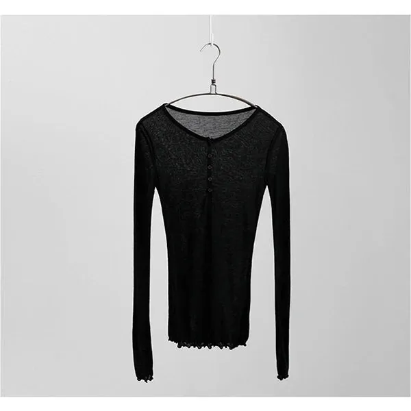 Sexy Tshirt Women T Shirt 2023 Spring Summer T-Shirt Women Tops Korean Long Sleeve Vetement Femme Ropa Mujer Kawaii Clothes