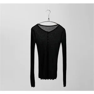 Sexy Tshirt Women T Shirt 2023 Spring Summer T-Shirt Women Tops Korean Long Sleeve Vetement Femme Ropa Mujer Kawaii Clothes