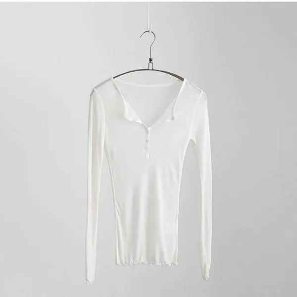 Sexy Tshirt Women T Shirt 2023 Spring Summer T-Shirt Women Tops Korean Long Sleeve Vetement Femme Ropa Mujer Kawaii Clothes