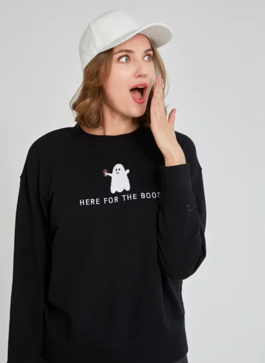 Shiraleah Here For The Boos Sweatshirt