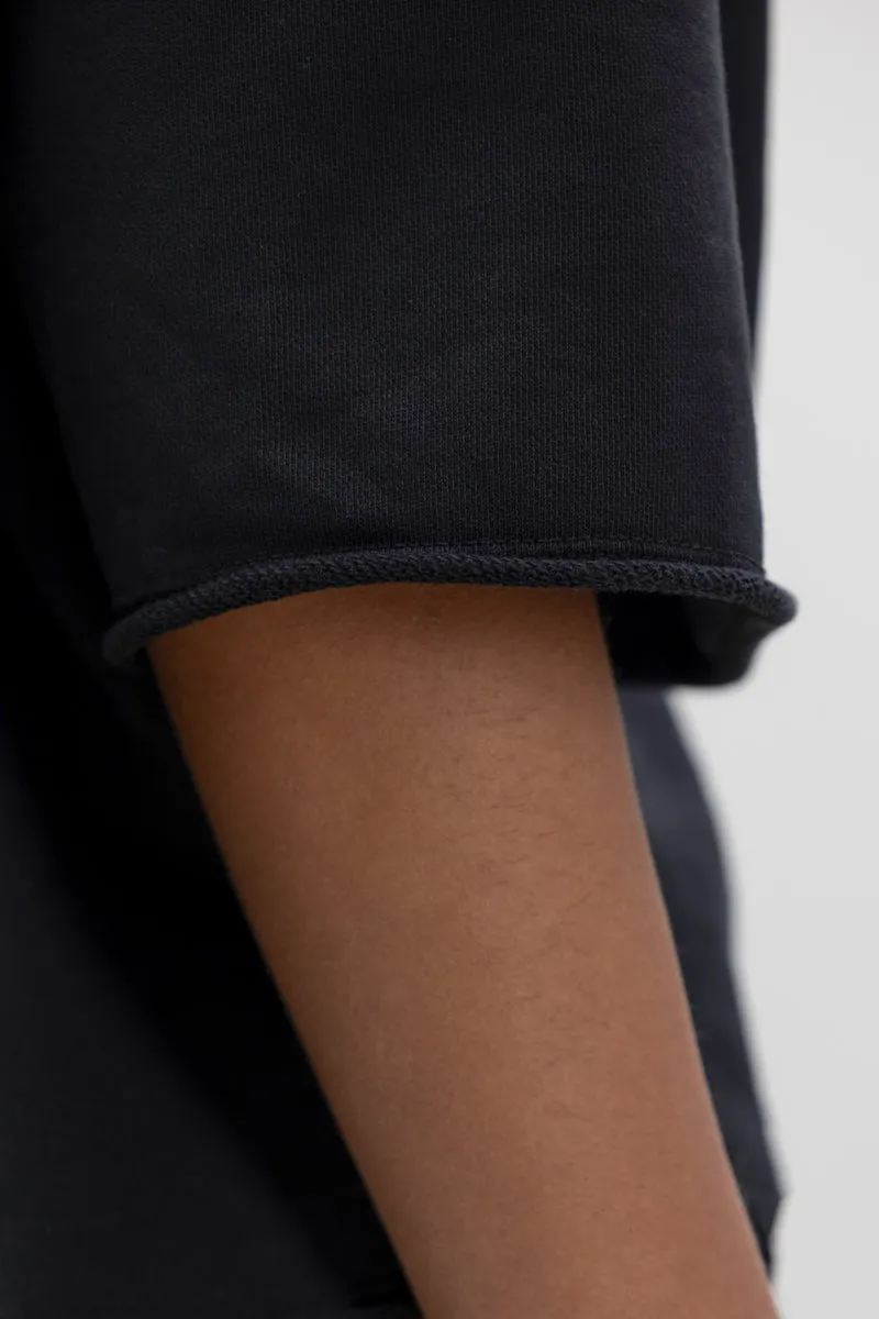 Short Sleeve Sweat Black