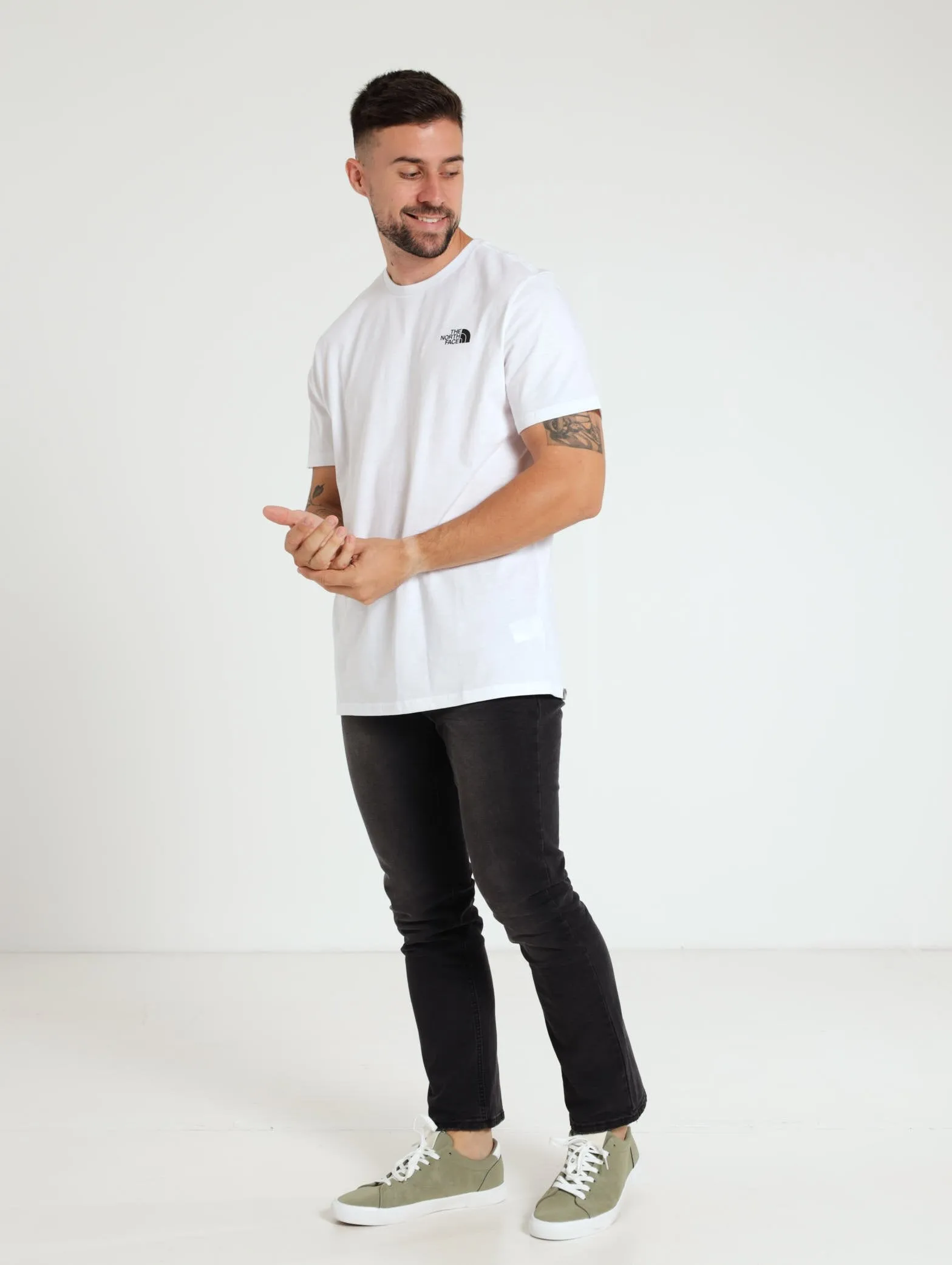 Simple Dome Tee - White