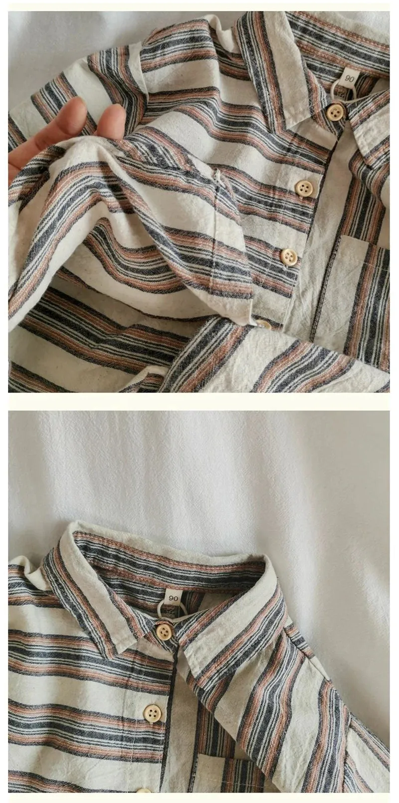 Simple Long Sleeve Baby Shirt