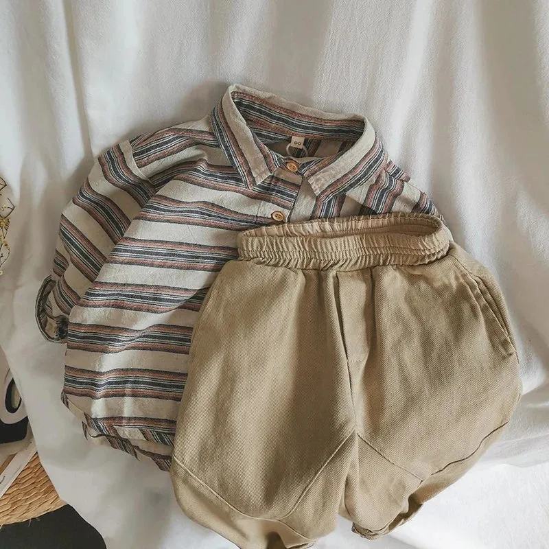 Simple Long Sleeve Baby Shirt