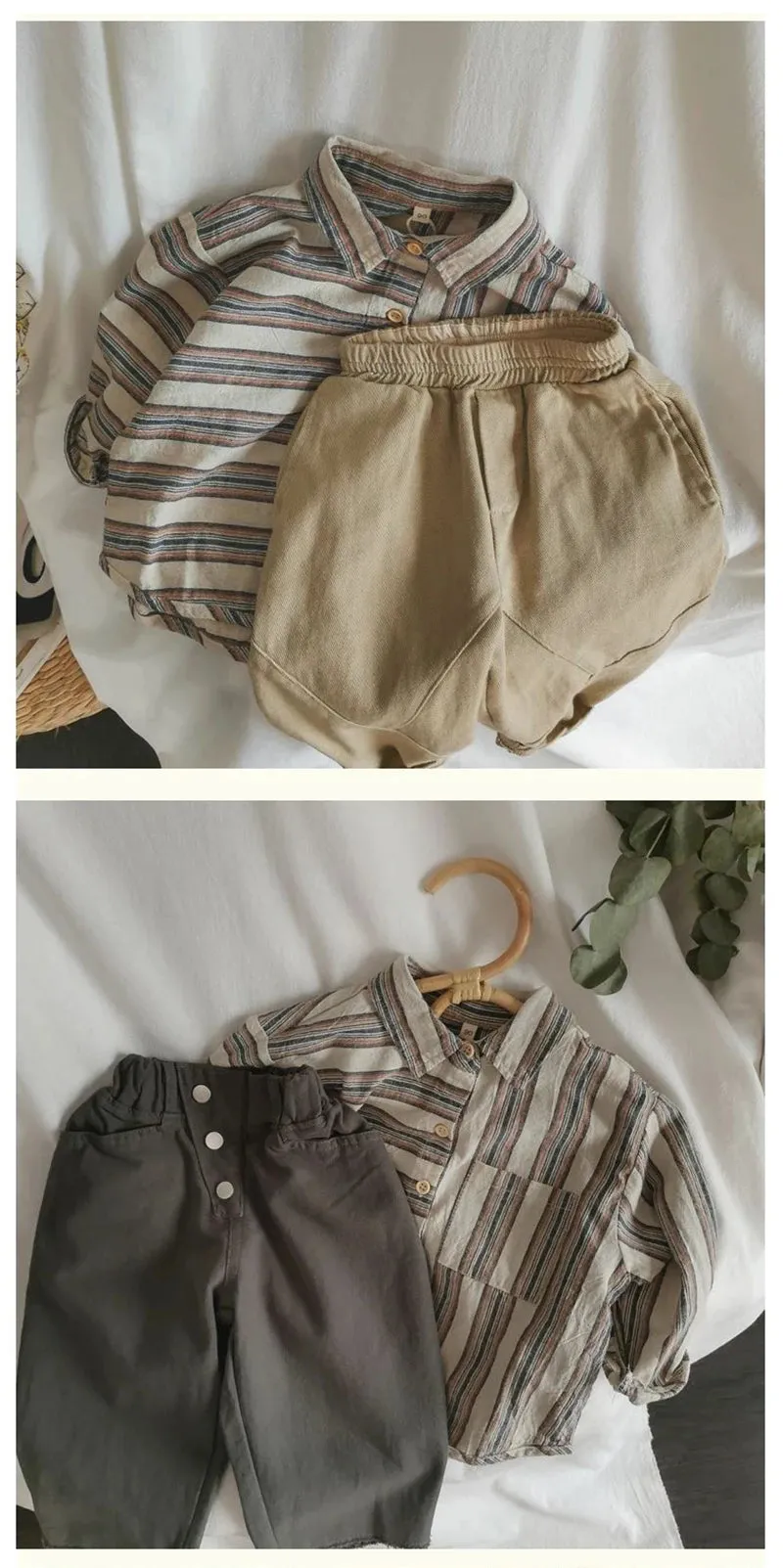 Simple Long Sleeve Baby Shirt