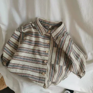 Simple Long Sleeve Baby Shirt