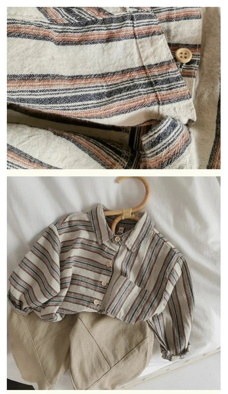 Simple Long Sleeve Baby Shirt