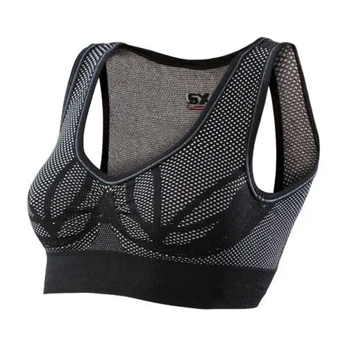SIX2 Women's Carbon Underwear Sports Bra